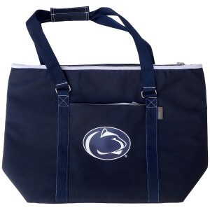 navy cooler tote bag with Penn State Athletic Logo